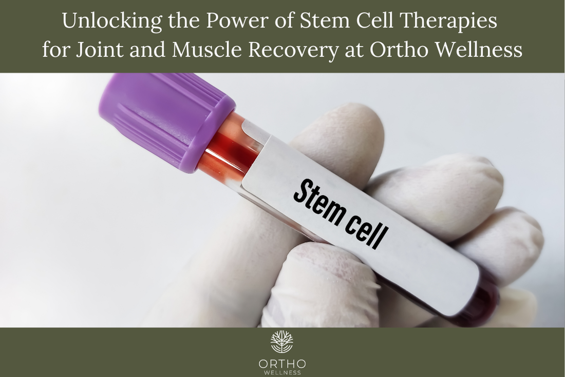Unlocking the Power of Stem Cell Therapies for Joint and Muscle Recovery at Ortho Wellness
